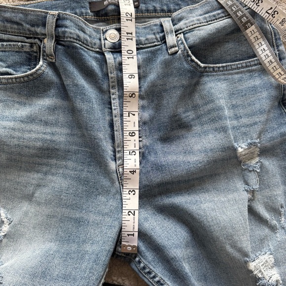 Hudson jeans Thalia straight leg button fly distressed 30 - Picture 8 of 9